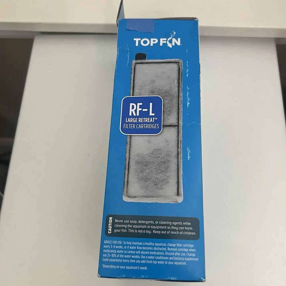 Top Fin Retreat RF-S Filter Cartridges 5 Month Supply Total Of 5 Filters READ